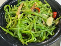 砂煲扁豆丝-金家老三饭庄(常营店)