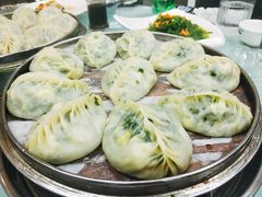 韭菜鸡蛋蒸饺-京秀缘蒸汽海鲜农家菜大馅蒸饺