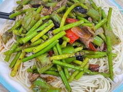 蒜苔牛肉拌面-中国兰州拉面(西湖文化广场店)