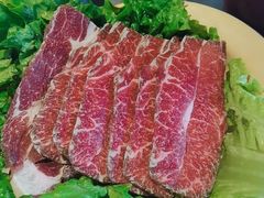 雪花牛肉-小马扎地摊烤肉