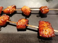 烤猪颈肉-烤匠麻辣烤鱼(环球中心店)