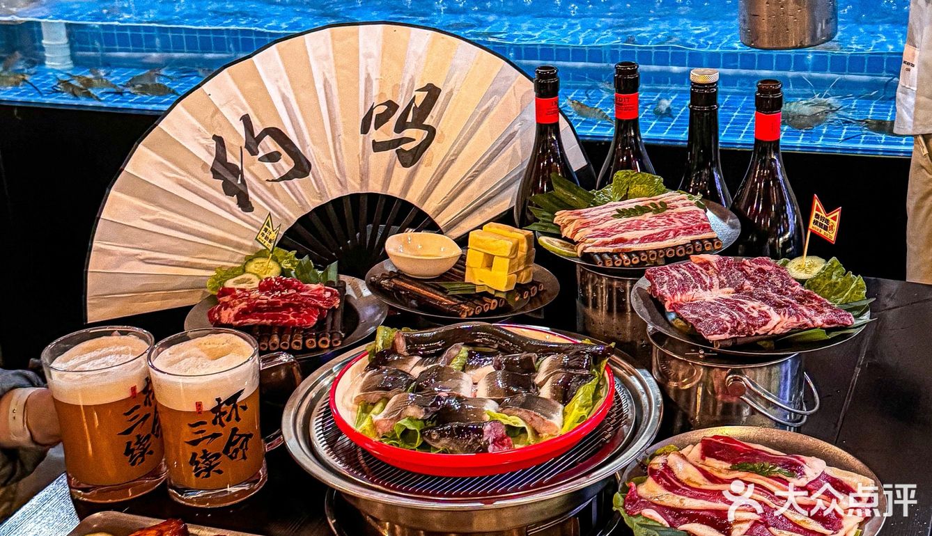 隐藏在一家烤肉店的小酒馆 余姚!吃到了曼谷同款流水虾!