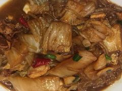 白菜粉丝烧油渣-孙府大院(步行街店)