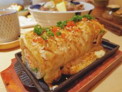 焗烤芝士三文鱼卷-越光米贩精致料理餐厅(金鹰店)