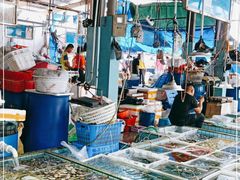 水产区-霞涌市场海鲜摆卖区