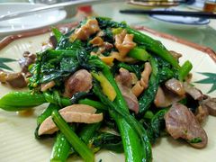 鸡什炒菜心-区海鸡场饭店(石壁店)