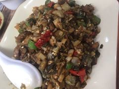 水落菜炒猪油渣-南雄雄州土菜餐厅(粤北大厦店)