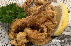 Crispy Purple Seaweed and Squid Rings