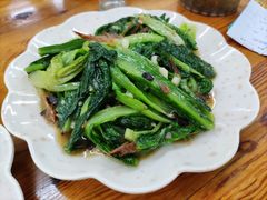 豆豉鳞鱼油麦菜-南记食粥坊·宵夜大排档(南桂店)