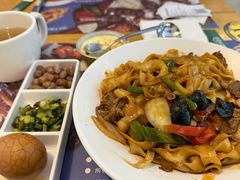 特色牛肉炒刀削麵-清真餐厅·回乡麦客