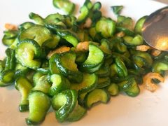 金钩海米炒脆瓜-船歌·鱼水饺青岛菜(石老人店)