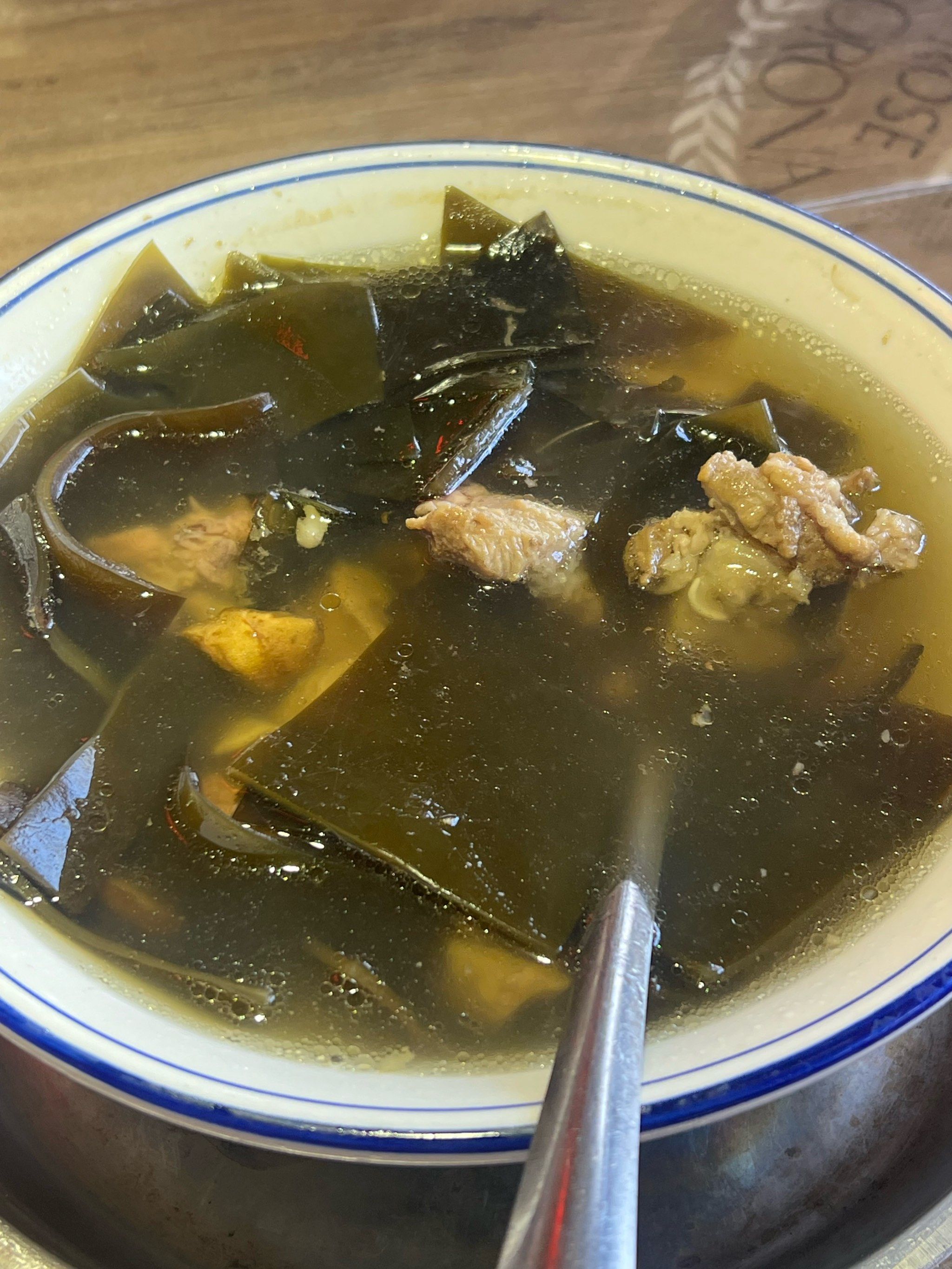 强烈推荐手打枣肉汤和海带龙骨汤!都很好吃!