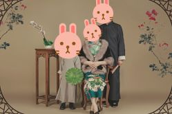 -时光纪亲子全家福照相馆(静安店母女写真父母纪念照)