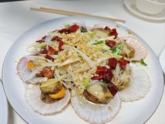 油泼扇贝-来之顺海鲜菜馆·青岛菜·始于1993(栈桥店)