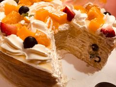 动物奶油榴莲千层蛋糕-艾加柒克蛋糕茶歇甜品台(春熙路店)