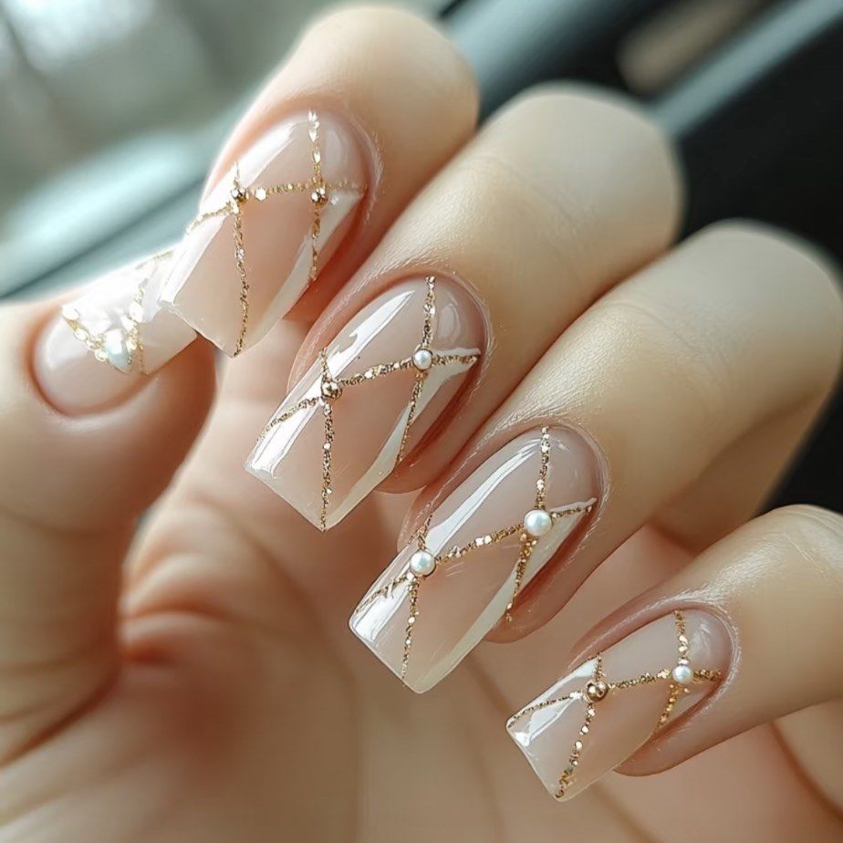 时尚方甲气质高雅的美甲💅