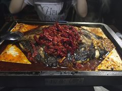 -探鱼·鲜青椒爽麻烤鱼(广州花都来又来店)
