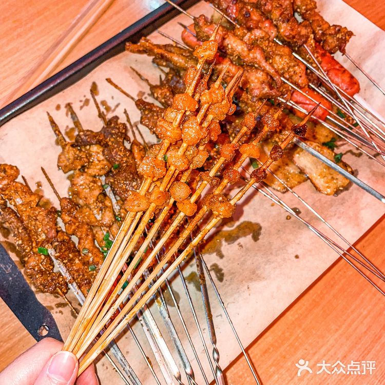 露营风和牛烤串🍢适合朋友小聚撸串的高端烧烤[色]