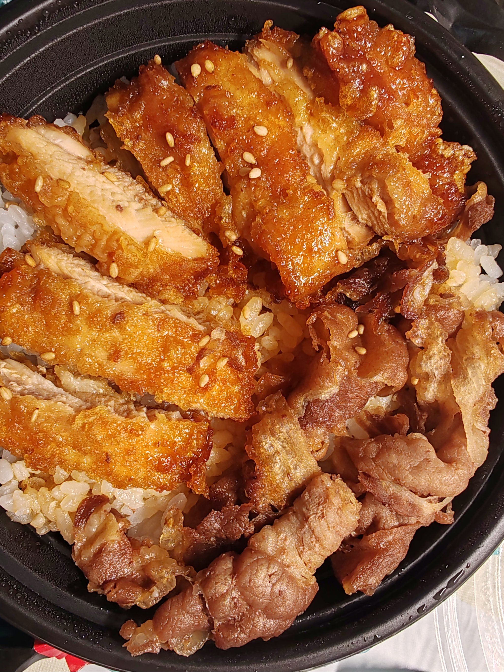 令人失望的双拼饭