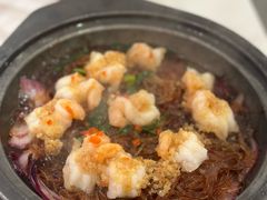 粉丝裹虾-绿茶餐厅(滨海万达广场店)