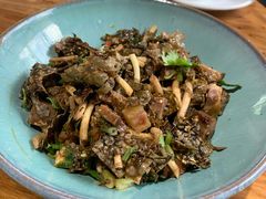 鱼腥草树皮拌牛肉-怡得观滇餐厅·地道昆明菜·1996(海埂大坝店)