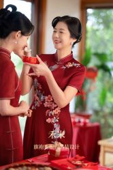 -禾米旗袍妈妈装礼服定制(嘉业国贸店)