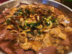 葱油猪红淋猪杂-园林美食城·本土农家菜(杨和镇店)