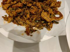 山野菜配酥小鱼-眉州东坡(华联万柳店)