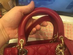 Dior 'lady 严重污渍磨损修复上色 -A&G奢侈品护理(万科旗舰店)