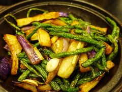 豇豆茄子煲-和园餐厅