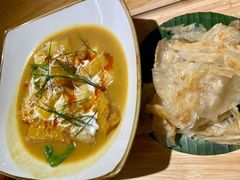 泰式咖喱配手抓饼-汝是素•文创素食馆(金月湾店)