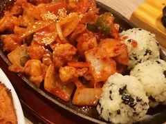 鸡脆骨配饭团-郑阿姨的家·이모네·韩料&烤肉(武川路店)