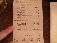 账单-Burger & Lobster(Dean Street)