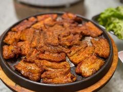 铁盘烤五花肉-永红源啤酒·烧烤·海鲜·大排档(青特城店)