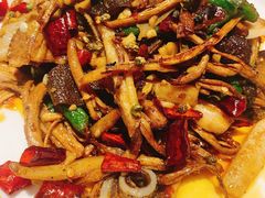 椒香炒牛肚牛舌-十三式重庆江湖菜(金茂览秀城店)