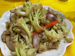 台山菜花炒猪颈肉-汤氏美食台山水步特色黄鳝饭(龙津东路店)