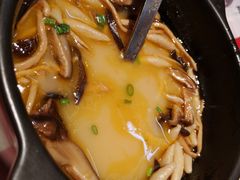 蘑菇汤莜面鱼鱼-西贝莜面村(上海百联西郊店)