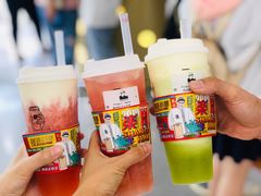 草莓桃子厚酸酪-LELECHA乐乐茶(新街口大洋店)