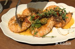 Pan-Fried Garlic Shrimp