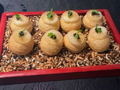 芒果三文鱼球-荣公子创意菜