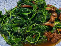金花菜蚌肉-金典银峰老鹅馆·昆山菜(亭林公园店)
