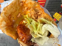 -小红车炸蛋葱油饼