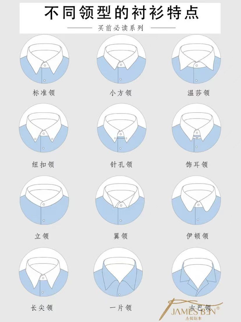 衬衫领型怎么选
