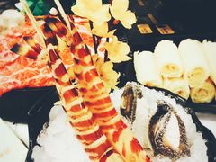 -鲜入围煮花胶鸡海鲜火锅