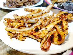 烤鱿鱼-炙热童年·老北京炙子烤肉(南锣鼓巷店)