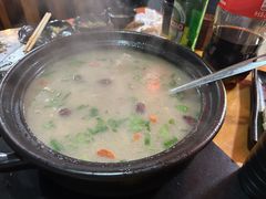 -果松木炭酸菜铜火锅·外婆参鸡汤