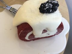 红丝绒蛋糕-阿狗圆子