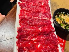 鲜牛肉-左庭右院鲜牛肉火锅(新梅广场店)