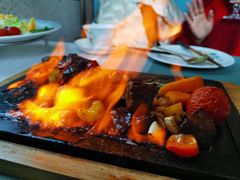 田园澳洲骰子牛肉-蜜桃花开·中西融合菜E&W(南长街店)