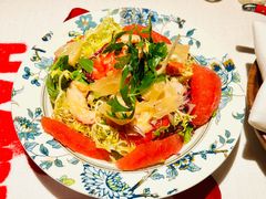 泰式风味罗望子虎虾柚子沙拉-弗兰克牛排西餐厅Ribone steak house(柠檬花园店)